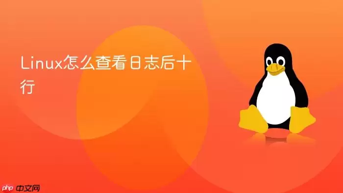 Linux怎么查看日志后十行