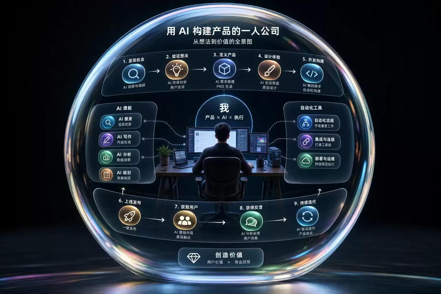 学完AI编程能做什么？就业、自由职业、创业三层新形态