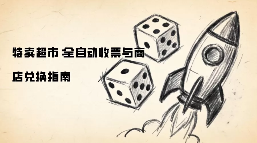 特卖超市：全自动收票与商店兑换指南