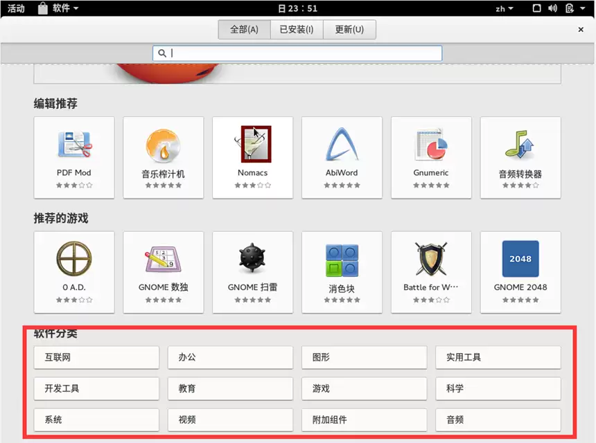 Ubuntu和Fedora上通过图形化界面或源码安装软件包的方法