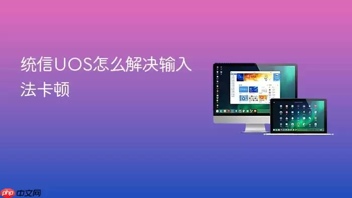 统信UOS怎么解决输入法卡顿