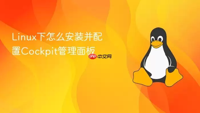 Linux下怎么安装并配置Cockpit管理面板