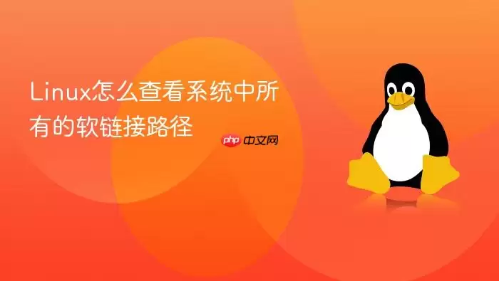 Linux怎么查看系统中所有的软链接路径