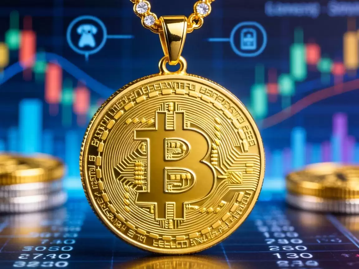 黄金狗狗币吊坠,时尚与财富的象征 黄金狗狗币吊坠,时尚与财富的象征