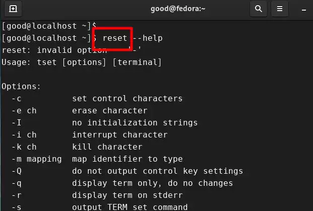 Linux怎么清屏? Fedora终端复位清屏的两种方法