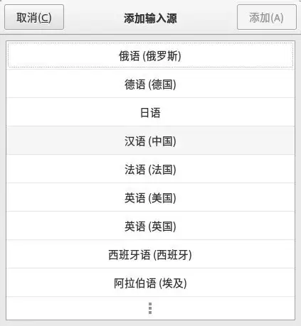 fedora 23 安装默认的拼音输入法的方法