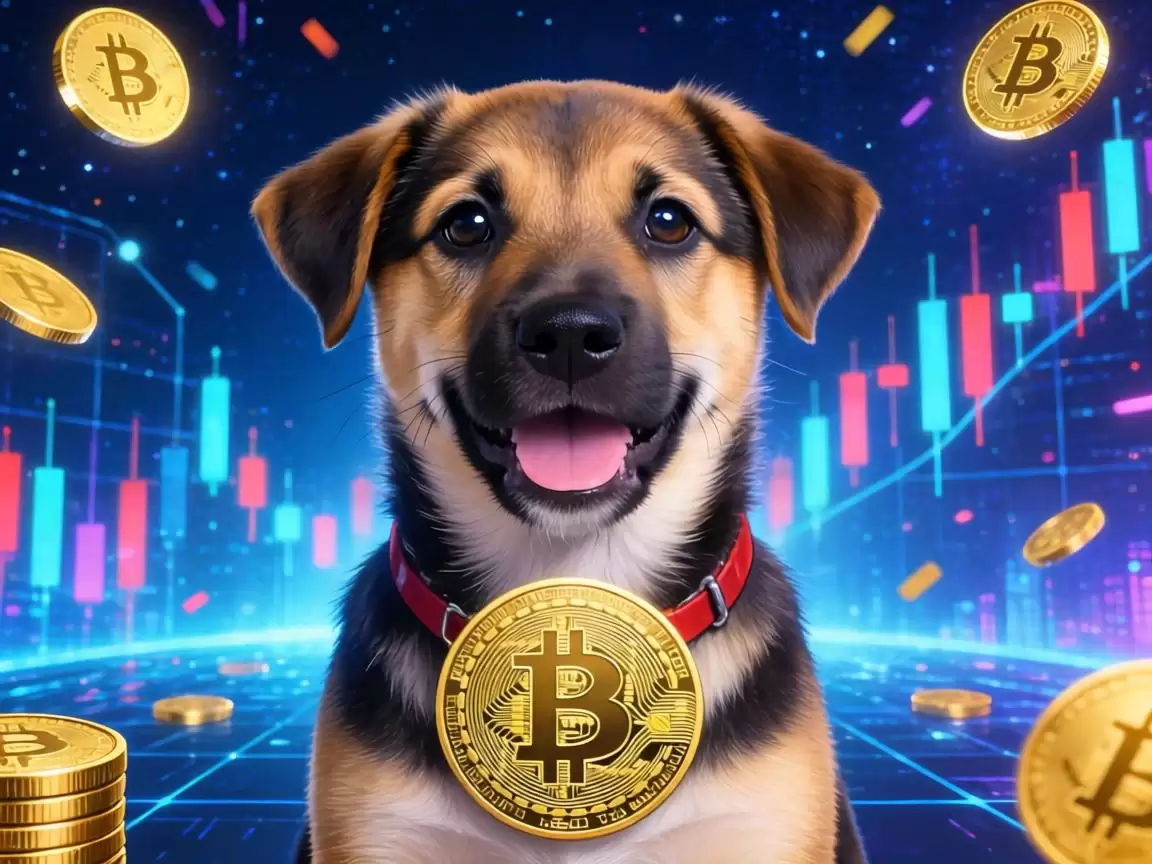 狗狗币社区互动与赠送场景示意图