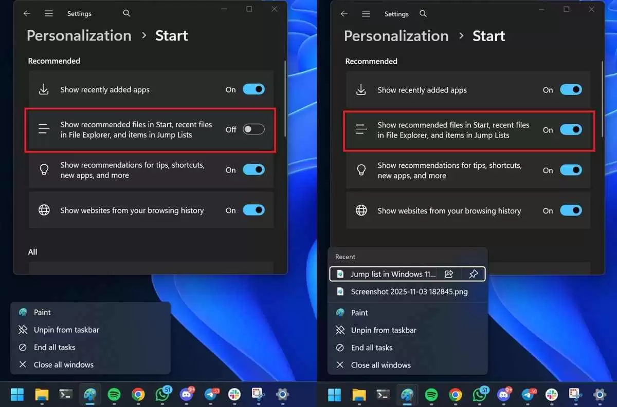 Win11可隐藏开始菜单推荐内容同时禁用两大核心功能