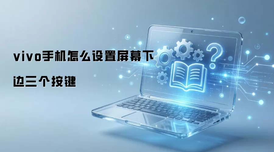vivo手机怎么设置屏幕下边三个按键
