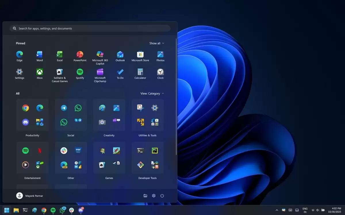 Win11可隐藏开始菜单推荐内容同时禁用两大核心功能