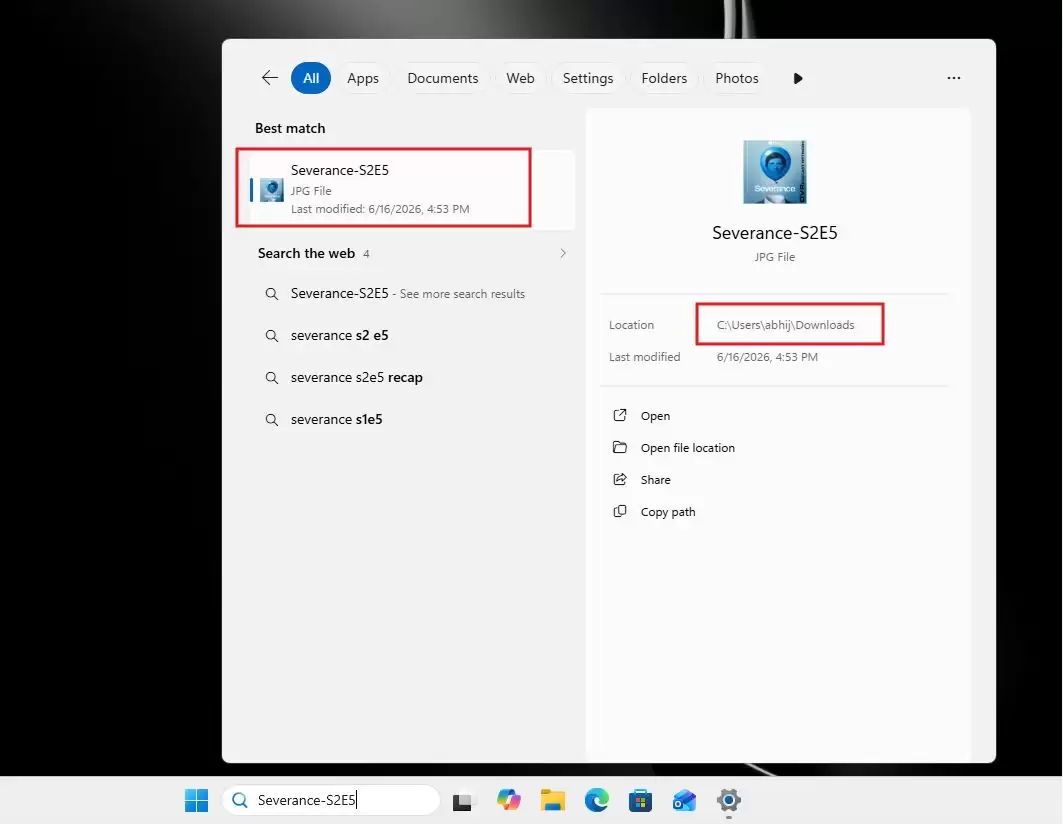 新增拼写容错! Win11预览版26300.8687增强搜索