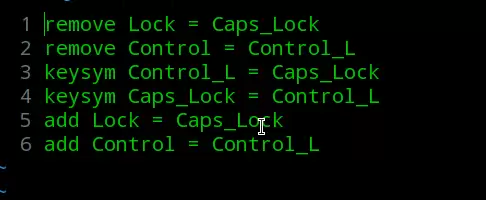 linux系统中ctrl和capslock键怎么互换?