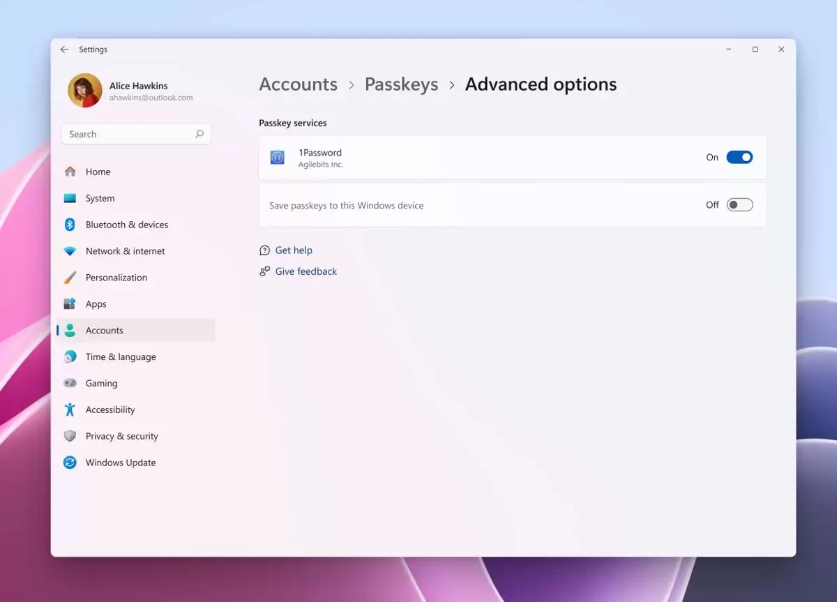 Win11现原生支持1Password和Bitwarden等第三方Passkey管理器