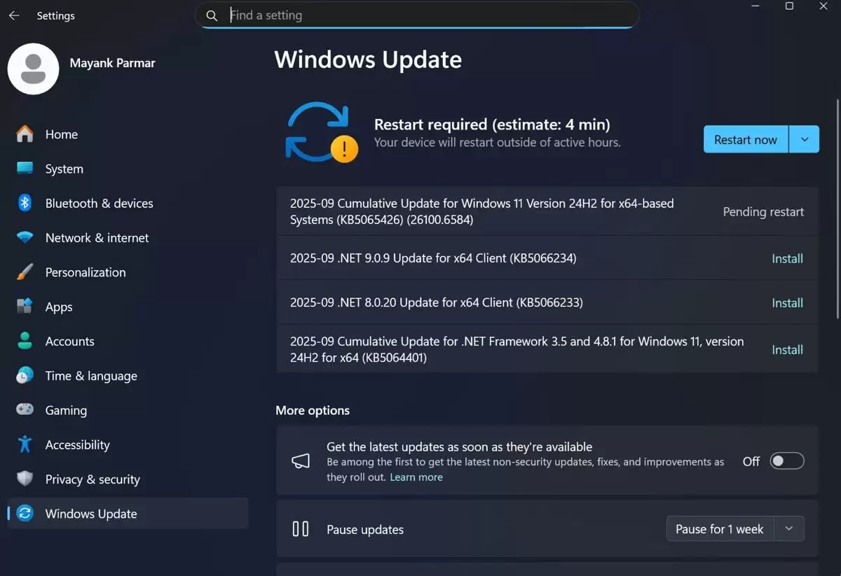 Win11 24H2 9月更新KB5065426安装失败并破坏文件共享:附临时解决办法
