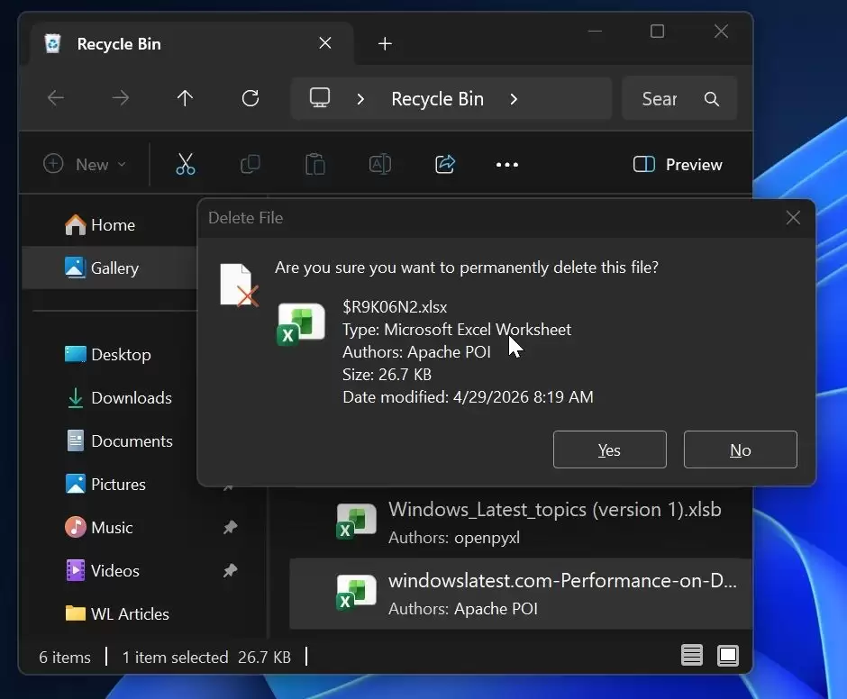 Win11/10全版本无一幸免! KB5094126更新导致Office 崩溃/回收站异常
