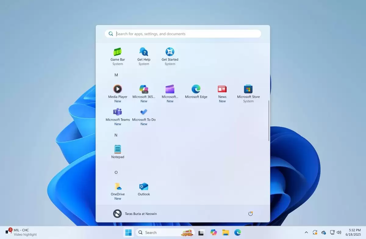 Win11预览版26x00.7019怎么手动开启新版开始菜单?