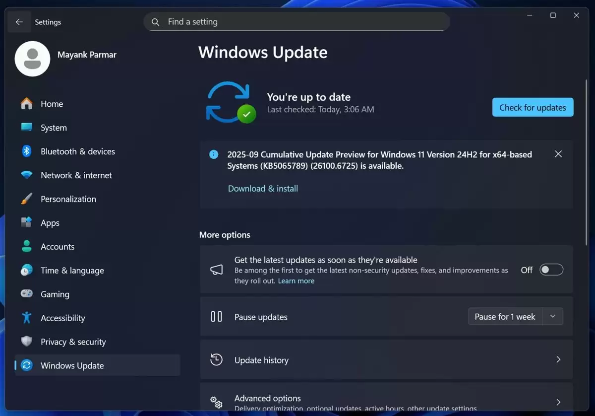 Win11 24H2 Build 26100.6725预览版发布:附KB5065789更新日志汇总