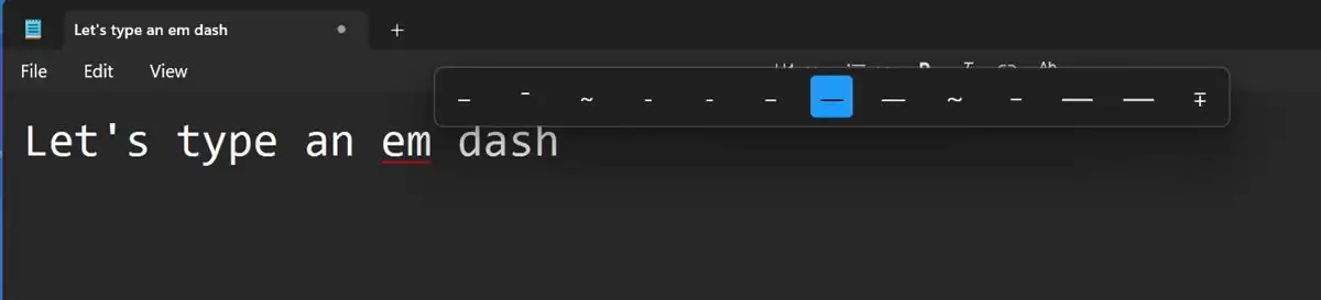 Win11 Dev/Beta预览版怎么启用快捷键输入长/短破折号?