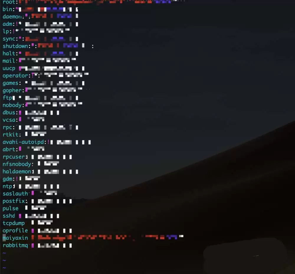 Linux怎么查找影子文件并进入?