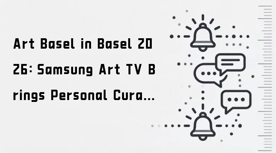 Art Basel in Basel 2026: Samsung Art TV Brings Personal Curation to the Center of the Art World