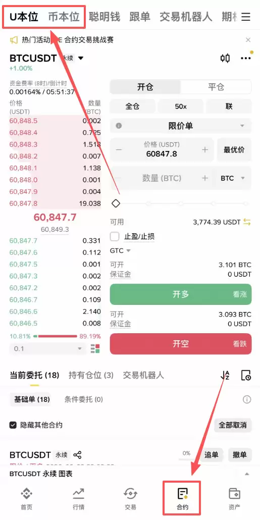 比特币(BTC)现货交易和合约交易有什么区别？新手该怎么选？