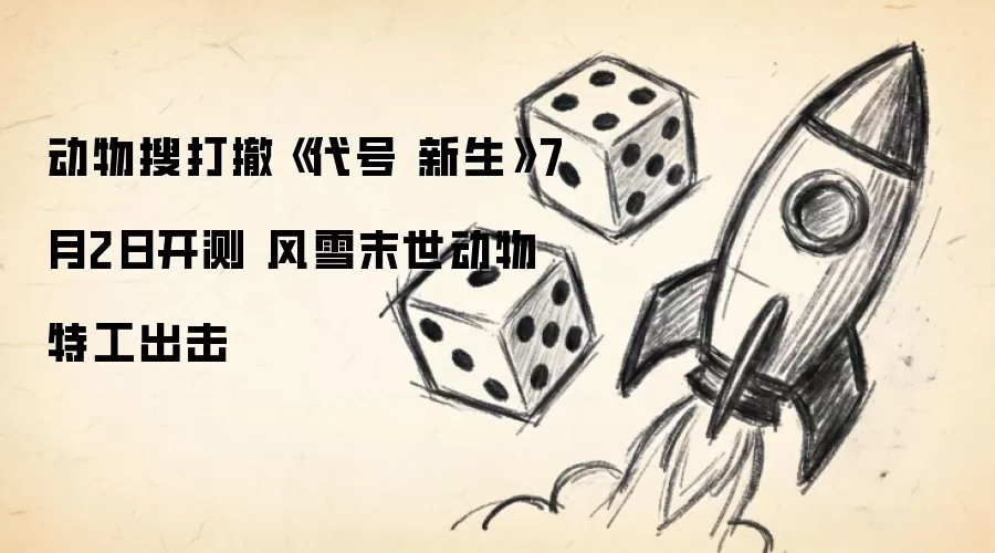 动物搜打撤《代号 新生》7月2日开测 风雪末世动物特工出击