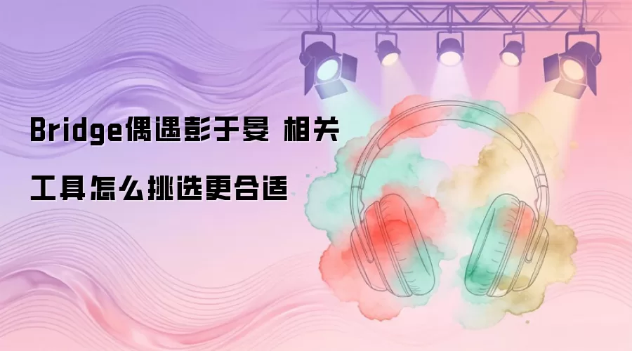 Bridge偶遇彭于晏 相关工具怎么挑选更合适