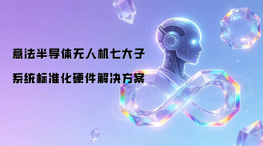 意法半导体无人机七大子系统标准化硬件解决方案