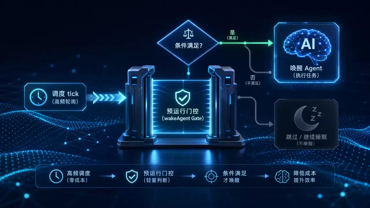 Hermes Agent Cron 定时自动化：任务链 + 预运行门控 + 零成本触发