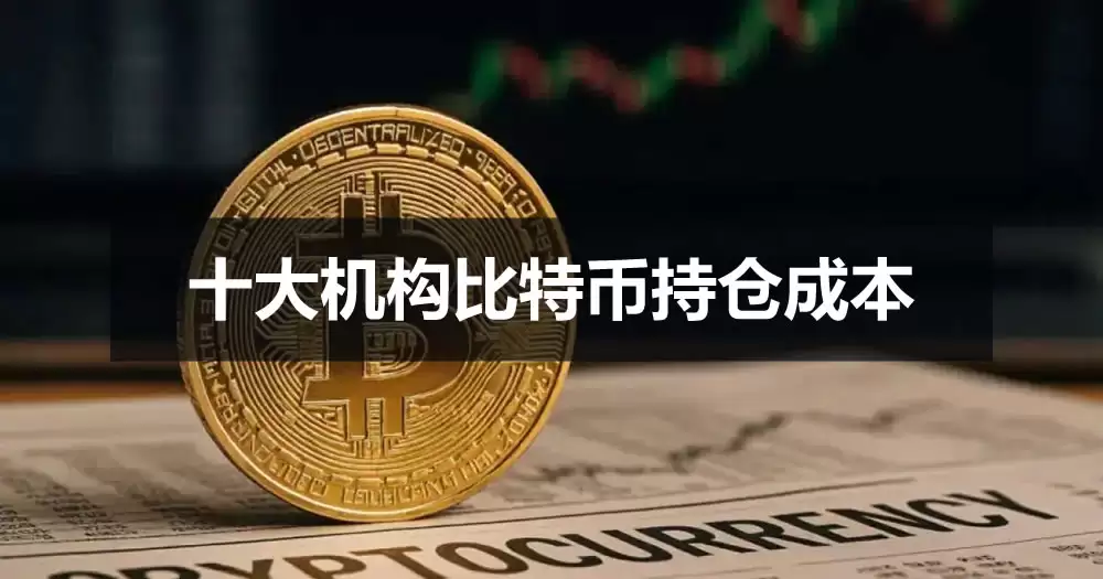 比特币持仓成本揭秘：十大机构比特币持仓成本详细拆解