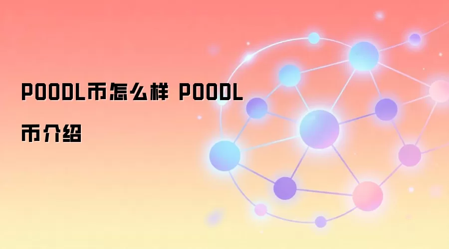 POODL币怎么样 POODL币介绍