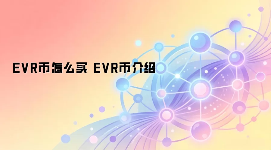 EVR币怎么买 EVR币介绍 EVR币投资价值