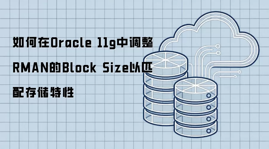 如何在Oracle 11g中调整RMAN的Block Size以匹配存储特性