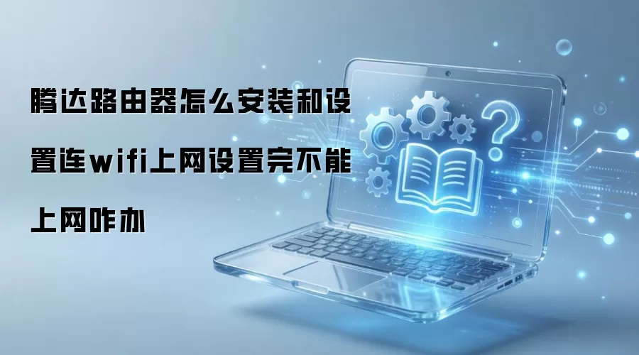 腾达路由器怎么安装和设置连wifi上网设置完不能上网咋办