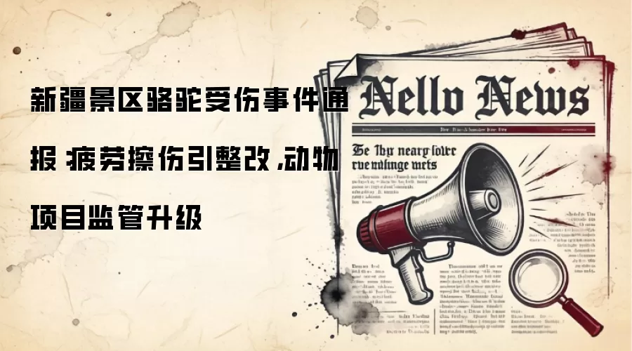 新疆景区骆驼受伤事件通报:疲劳擦伤引整改,动物项目监管升级