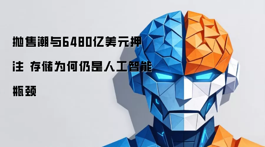 抛售潮与6480亿美元押注 存储为何仍是人工智能瓶颈