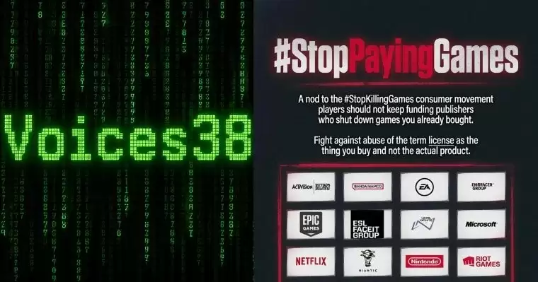 Voices38力挺“停止扼杀游戏” 买新游戏不如玩我破解的！