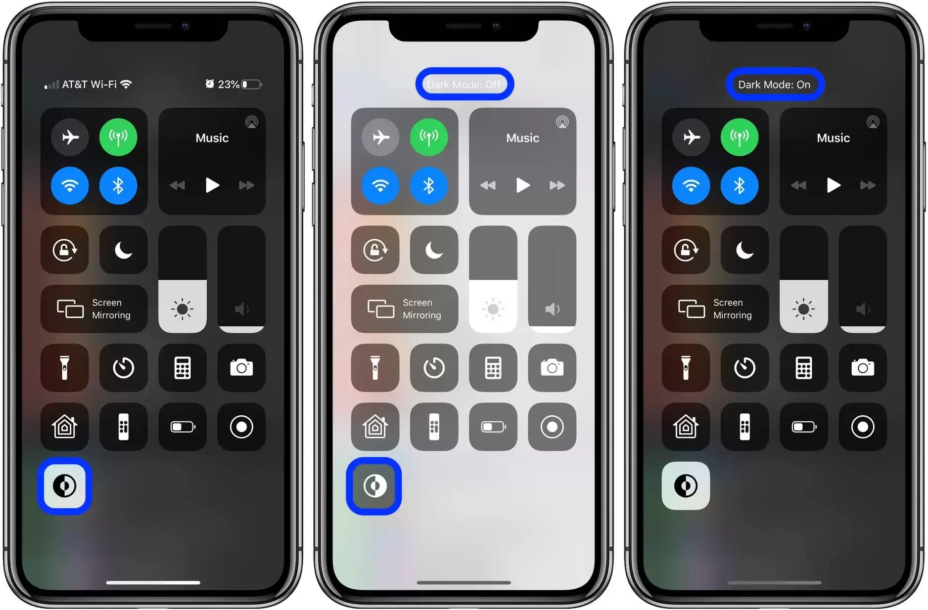 iOS 13 教程:如何在 iPhone 和 iPad 的控制中心添加「深色模式」开关 iOS 13 教程:如何在 iPhone 和 iPad 的控制中心添加「深色模式」开关