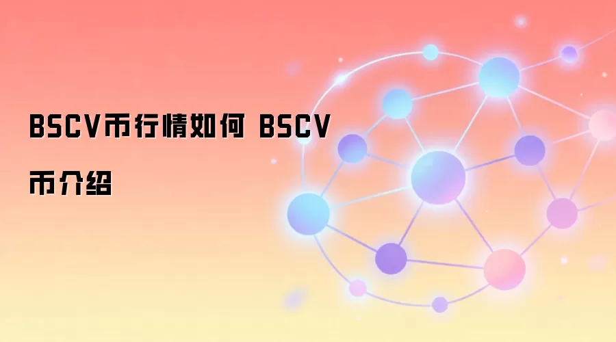 BSCV币行情如何 BSCV币介绍