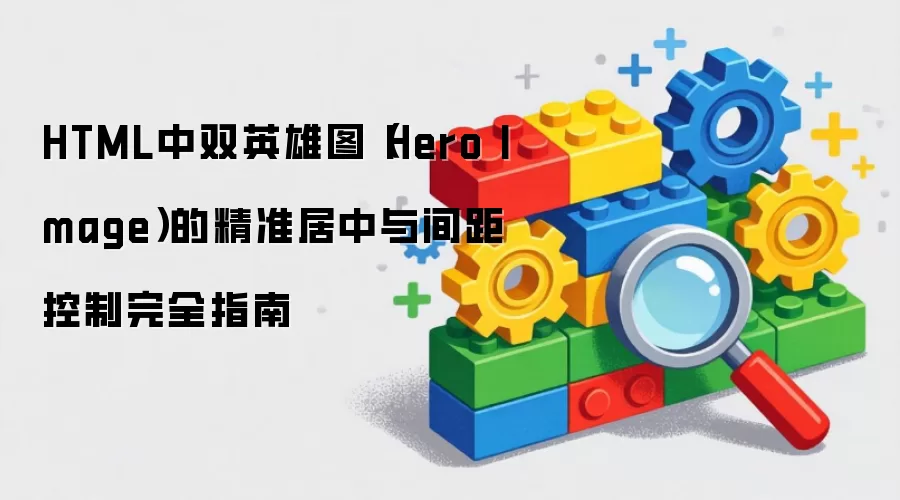 HTML中双英雄图(Hero Image)的精准居中与间距控制完全指南