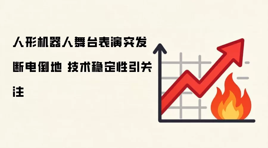 人形机器人舞台表演突发断电倒地 技术稳定性引关注