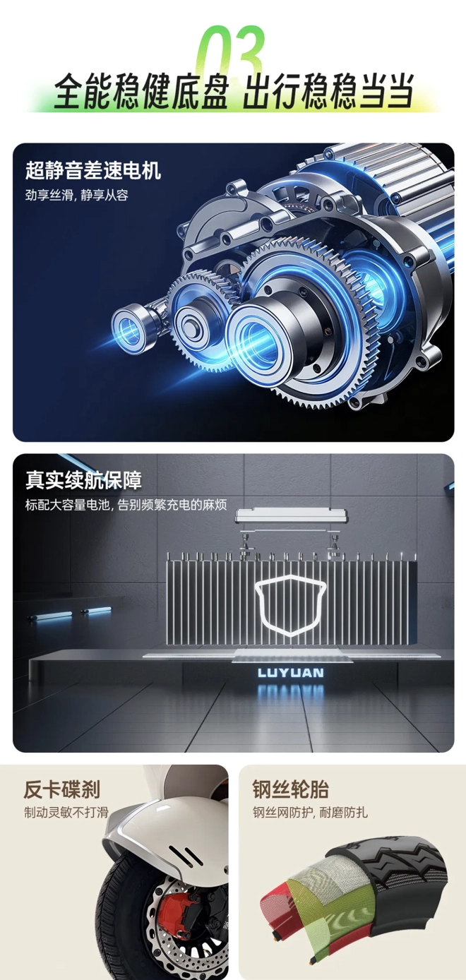 绿源推出 D50 休闲三轮车：支持 AI 智能语音交互、蓝牙 / App / 钥匙共享 / 机械钥匙解锁
