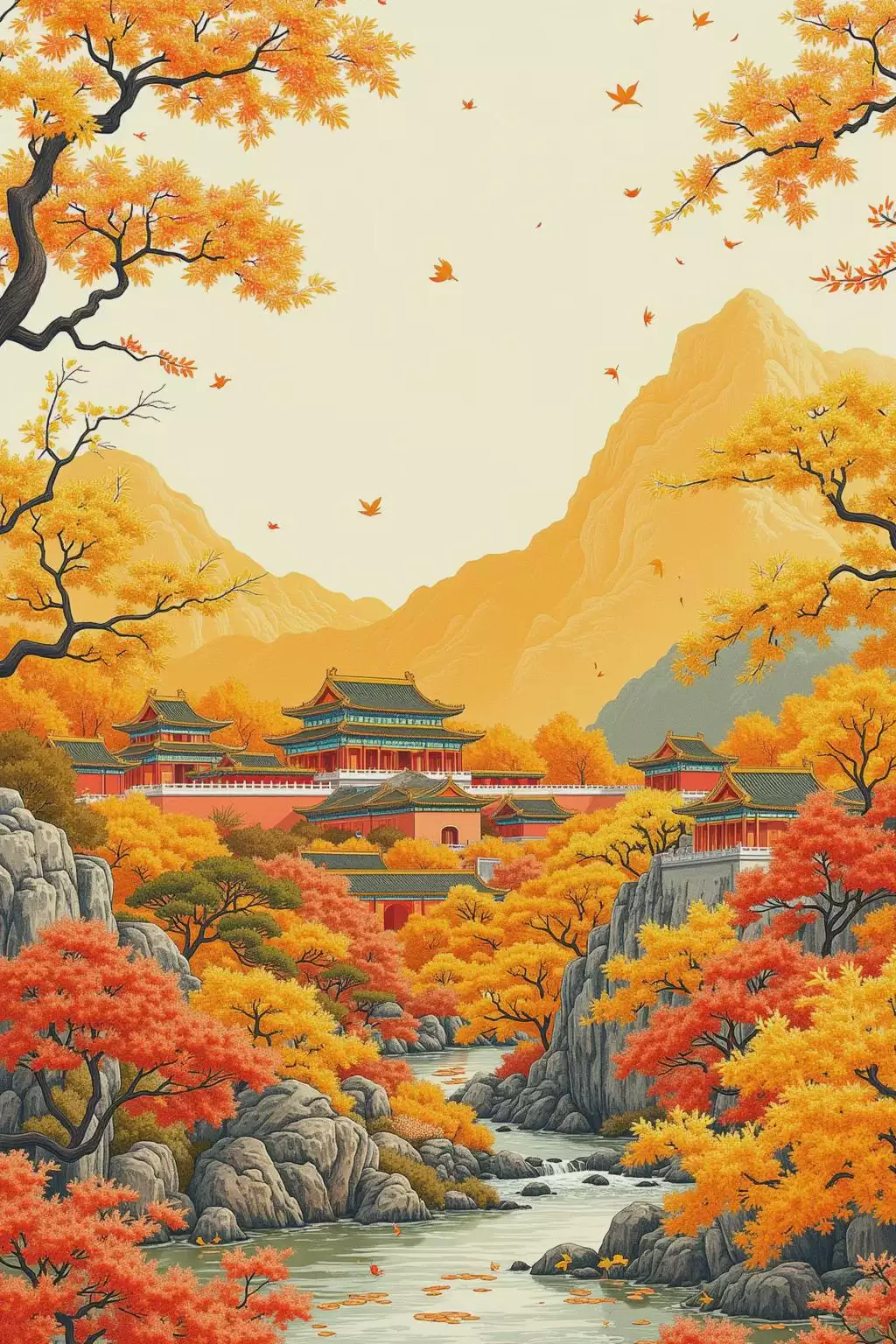AI绘画一键生成国风插画,推荐一款基于Flux训练的国风插画的lora模型