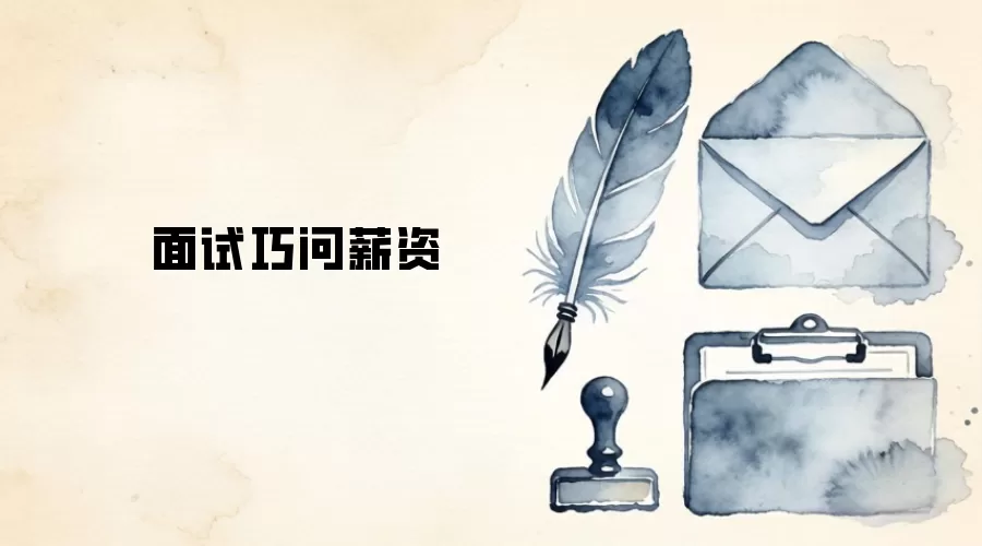 面试巧问薪资