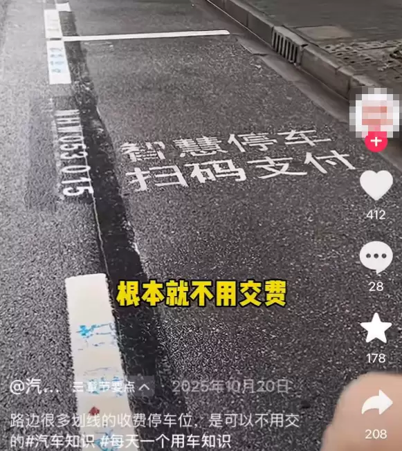 路边的停车位 到底该不该交钱?