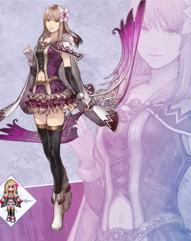 《最终幻想：共鸣》新角色实机 神秘少女菲娜亮相