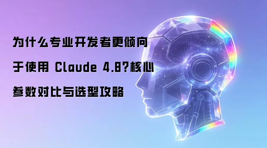 为什么专业开发者更倾向于使用 Claude 4.8？核心参数对比与选型攻略