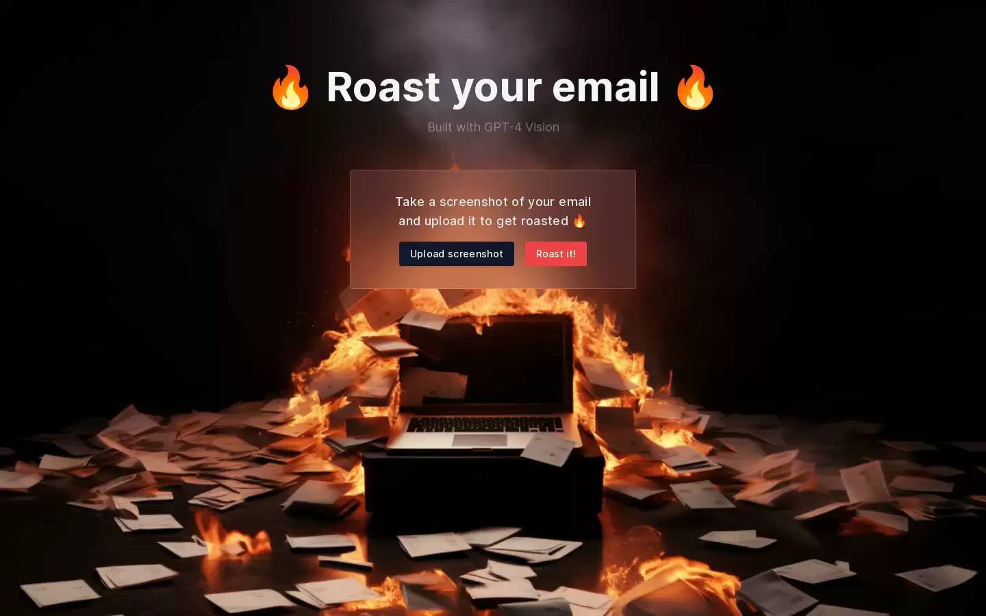 Roast your email : 用GPT-4 Vision打磨你的邮件