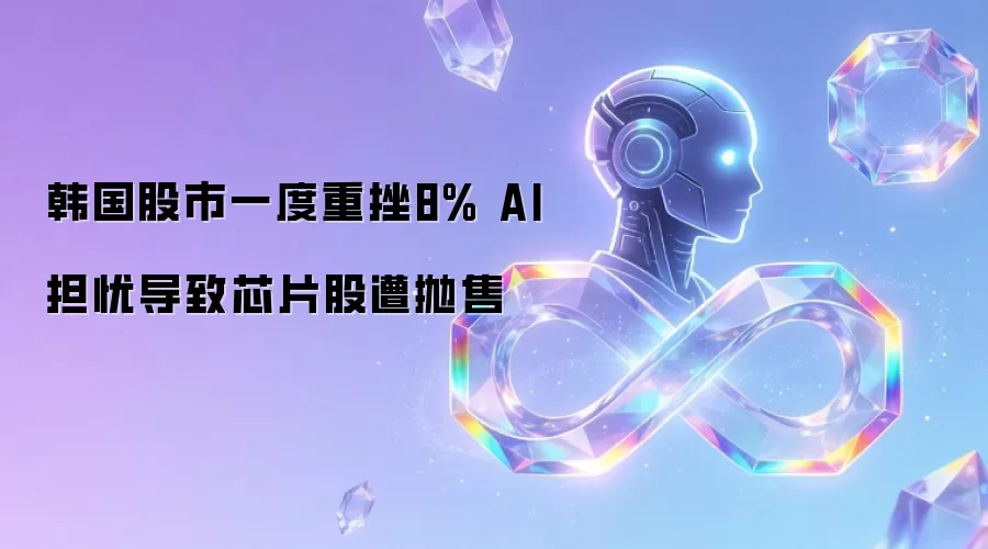 韩国股市一度重挫8% AI担忧导致芯片股遭抛售