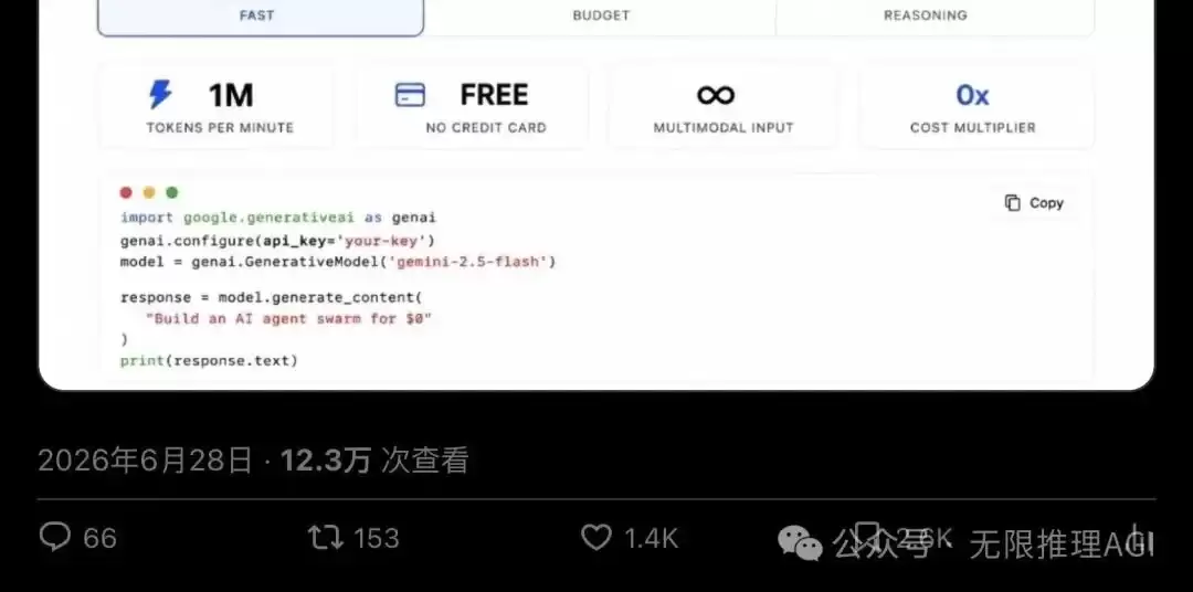 Google「白送」开发者每分钟 100 万 tokens？12 万人围观后，真相让人五味杂陈